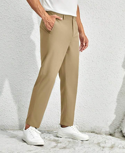 OK Daily Solid Slant Pocket Straight Leg Pants